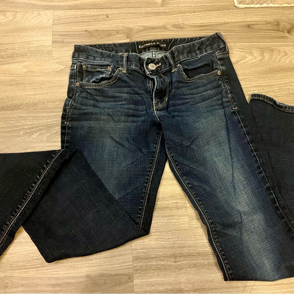 Express barely boot jeans